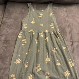 Green And Yellow Tree Dress